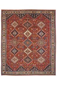 200X242 Alfombra Yalameh Oriental Rojo Oscuro/Marrón (Lana, Persia/Irán)