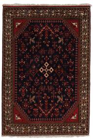 Abadeh Rug Rug 102X150 Black/Brown Wool, Persia/Iran