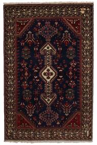 Abadeh Rug Rug 101X155 Black/Brown Wool, Persia/Iran