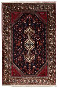  100X150 Abadeh Rug Black/Brown Persia/Iran