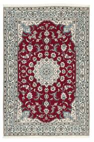 145X204 Tappeto Nain 9La Sherkat Farsh Orientale Rosso Scuro/Nero (Lana, Persia/Iran)