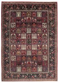 Tappeto Persiano Bakhtiari 308X430 Nero/Rosso Scuro Grandi (Lana, Persia/Iran)