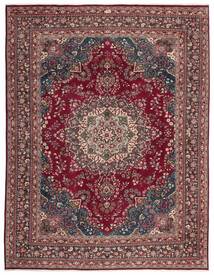 Tapete Oriental Mashad 297X387 Vermelho Escuro/Preto Grande (Lã, Pérsia/Irão)