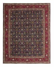 300X385 Täbriz Teppich Orientalischer Schwarz/Braun Großer (Wolle, Persien/Iran)