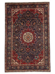  Persian Tabriz Rug 208X311 Black/Dark Red (Wool, Persia/Iran)