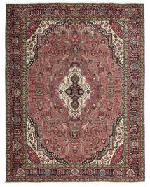  Tabriz Covor 289X372 Persan Lână Dark Red/Negru Mare