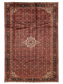  208X307 Hosseinabad Rug Dark Red/Black Persia/Iran Carpetvista