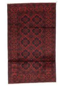  Oriental Afghan Khal Mohammadi Rug 117X194 Black/Dark Red Wool, Afghanistan Carpetvista