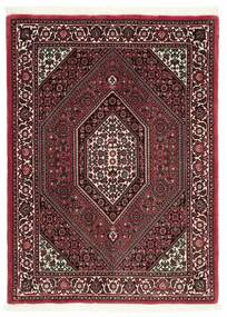  80X110 Bidjar Cu Mătase Covor Negru/Dark Red Persia/Iran
