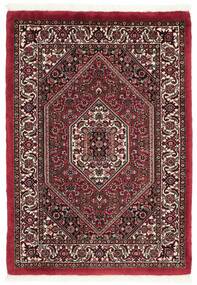  Bidjar With Silk Rug 60X90 Persian Wool Black/Dark Red Small