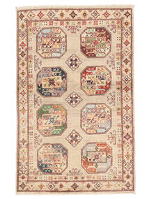  92X146 Medallion Small Kazak Fine Rug Wool, Carpetvista