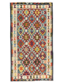  Kilim Afghan Old Style Rug 99X182 Wool Brown/Beige Small Carpetvista