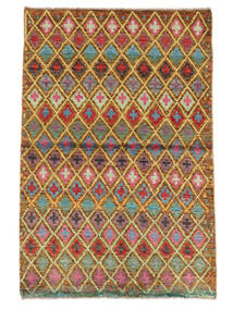  Moroccan Berber - Afghanistan 95X146 Brown/Green Carpetvista