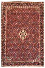  Oriental Bidjar With Silk Rug 139X214 Dark Red/Brown Wool, Persia/Iran