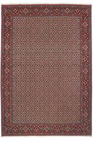 Bidjar With Silk Rug 203X293 Black/Dark Red Wool, Persia/Iran