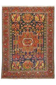  Persian Bakhtiari Rug 147X207 Brown/Dark Red