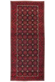 Kurdi Rug Rug 165X387 Runner
 Dark Red/Black Wool, Persia/Iran