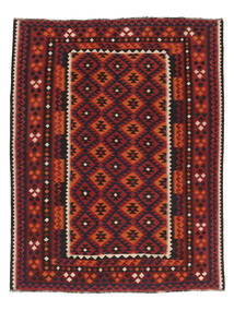  Oriental Kilim Maimane Rug 196X248 Dark Red/Black Wool, Afghanistan Carpetvista