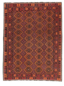  Kilim Maimane Rug 211X277 Wool Dark Red/Black Carpetvista