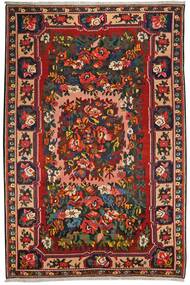  220X350 Bakhtiari Rug Black/Dark Red Persia/Iran