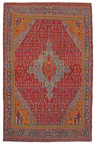  Persian Bidjar With Silk Rug 130X201 Dark Red/Brown (Wool, Persia/Iran)