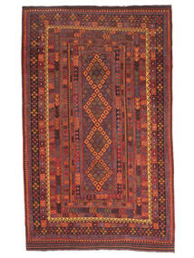 283X462 Kilim Maimane Rug Oriental Dark Red/Black Large (Wool, Afghanistan) Carpetvista