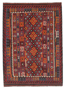  150X205 Kilim Maimane Rug Dark Red/Black Afghanistan Carpetvista