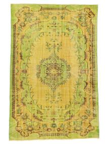 Colored Vintage Rug 175X275 Yellow/Dark Yellow Wool, Turkey