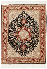  155X211 Medallion Small Tabriz 50 Raj Rug Wool