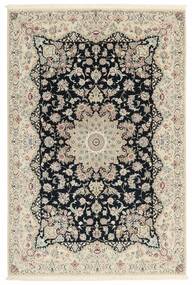  138X210 Nain 6La Sherkat Farsh Rug Beige/Black Persia/Iran