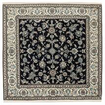  Oriental Nain Rug 195X198 Square Black/Dark Yellow Wool, Persia/Iran