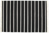 Dhurrie Stripe Rug - Black / White