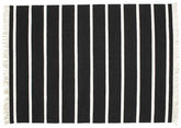 ドリ Stripe 絨毯 - ブラック / ホワイト