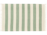 Cotton stripe Koberec - Mátově zelená