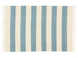 Cotton stripe Covor - Albastru deschis