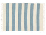 Cotton stripe Tappeto - Blu chiaro