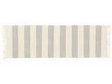 면화 stripe 러그 - 회색 / 회색
