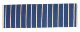 Dhurrie Stripe Rug - Dark blue