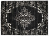 ヴィンテージ Vega 絨毯 - チャコールグレー
