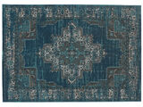 ヴィンテージ Vega 絨毯 - 紺色の / ターコイズ