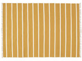 Dhurrie Stripe Tapete - Amarelo Mostarda / Amarelo