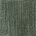 ハンドルーム fringes 絨毯 - フォレストグリーン