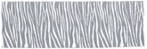 Zebra Teppich - Grau