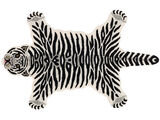 Tiger Teppich - Weiß