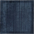 Handloom Frame Rug - Dark blue