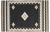 Tribal Vloerkleed - Zwart