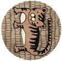 Cool Cat Rug - Taupe brown / Beige