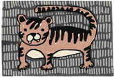 Cool Cat Tapete - Cinzento / Terracotta