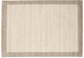 Handloom Frame Teppich - Naturweiß / Beige