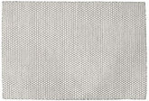 Kilim Long Stitch Tapete - Branco creme / Preto